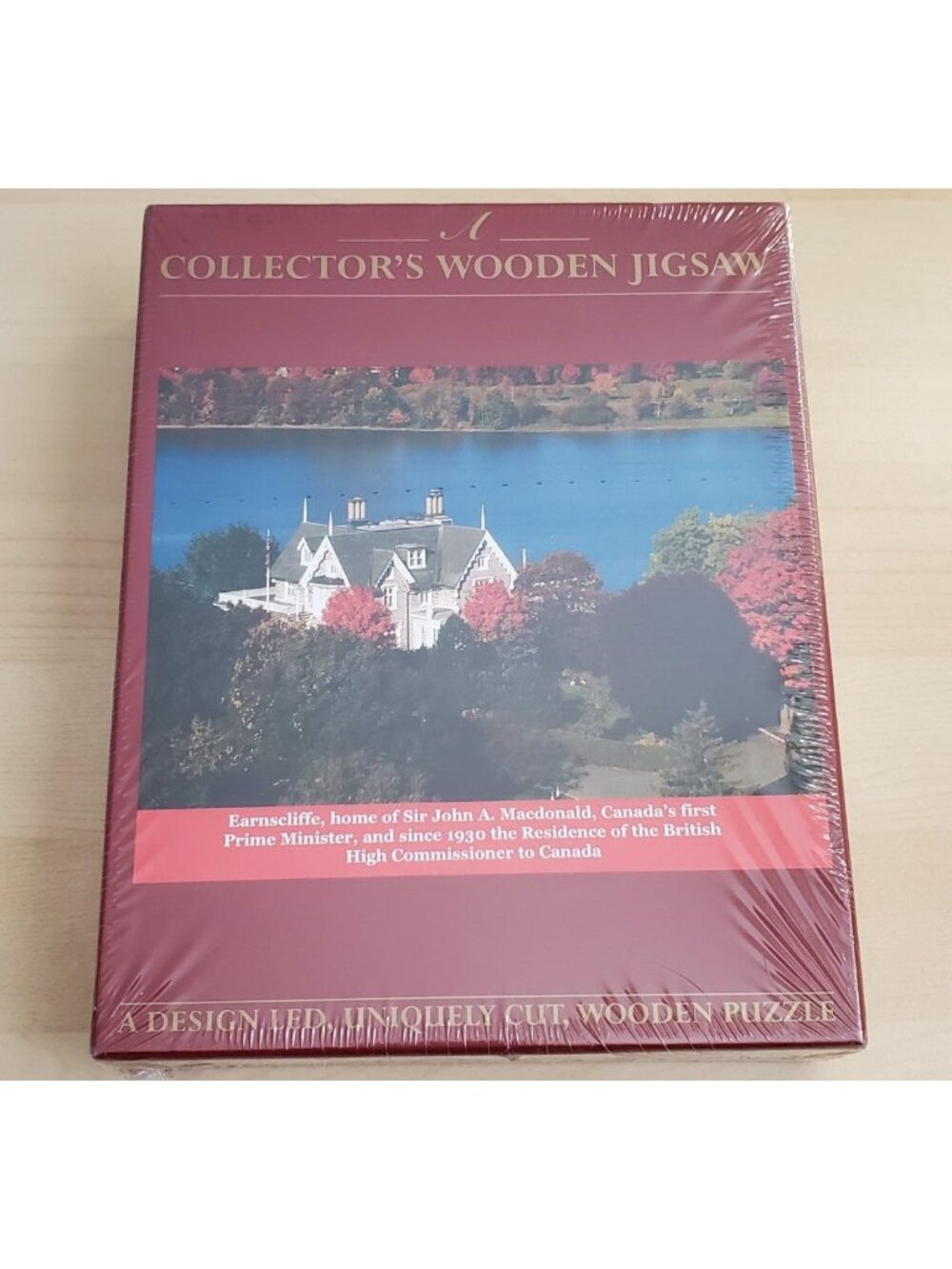 Wentworth Earnscliffe Ottawa Wooden Jigsaw Puzzle Sir John A. Macdonald NEW - Picture 2 of 10